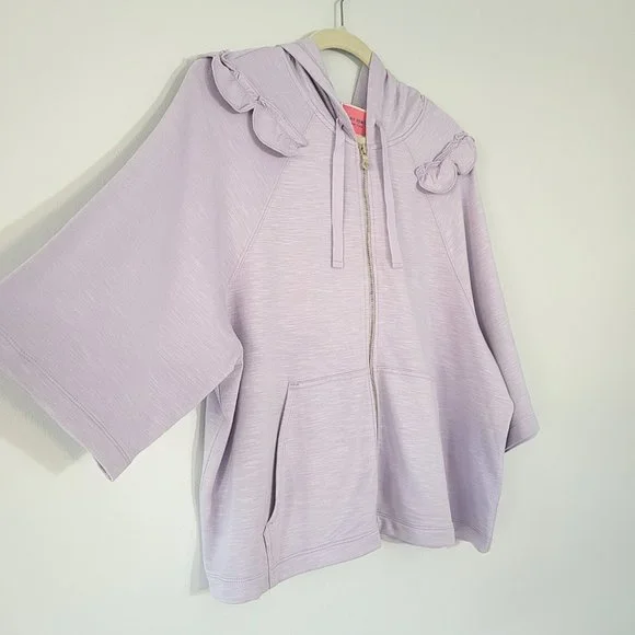 Kate spade ruffle pullover hoodie on sale